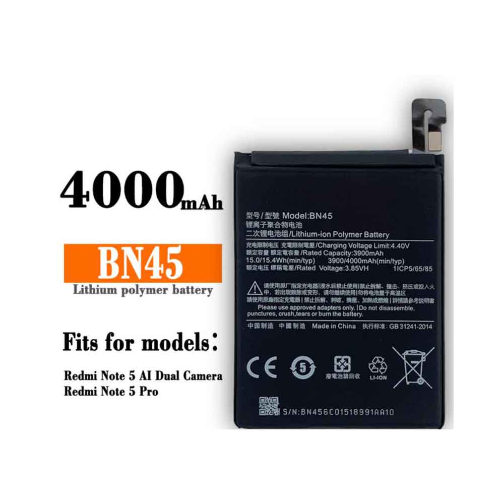 Batería para Gaming-Laptop-15.6-7300HQ-1050Ti/xiaomi-bn45